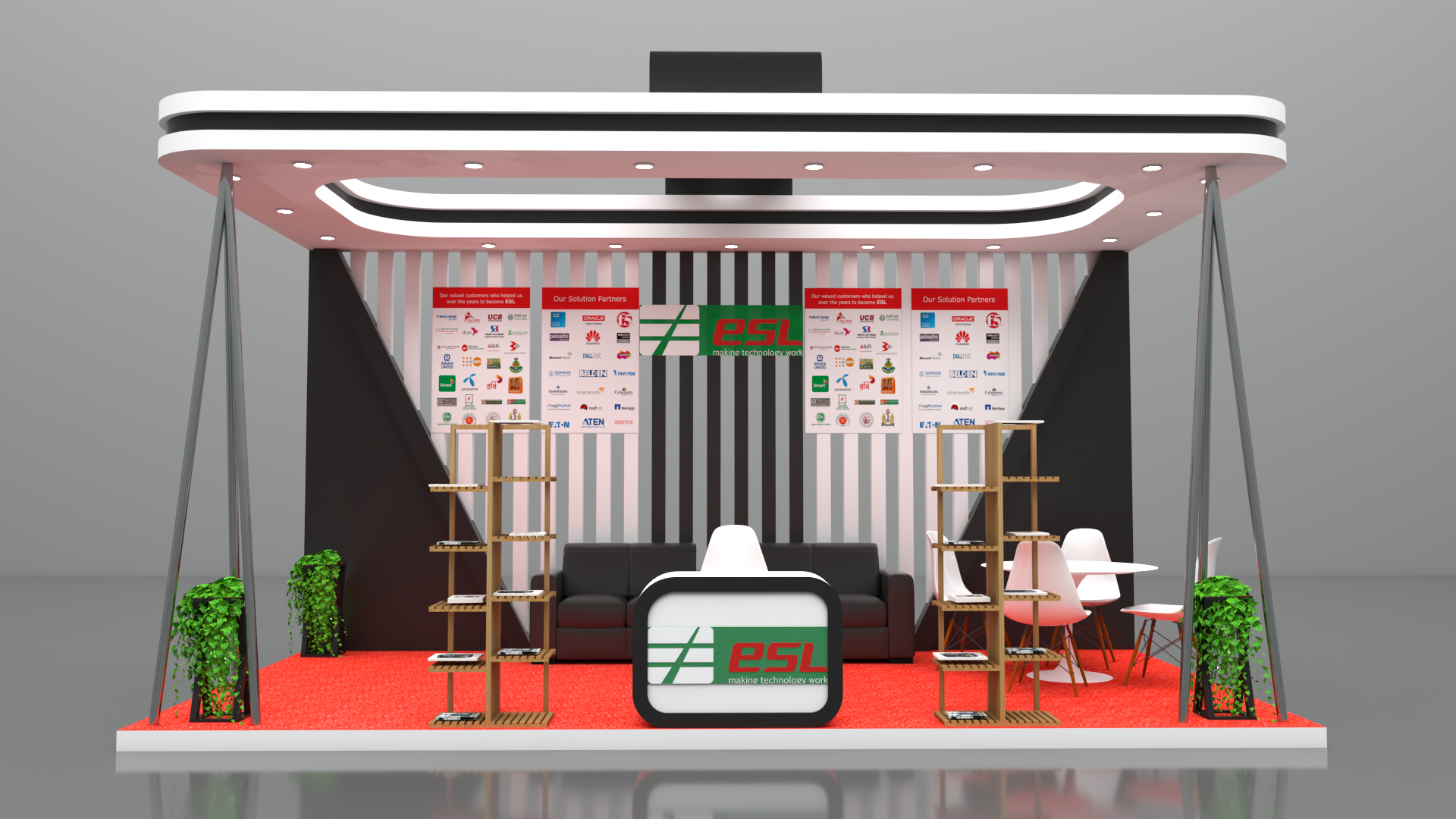 ESL exhibition stall