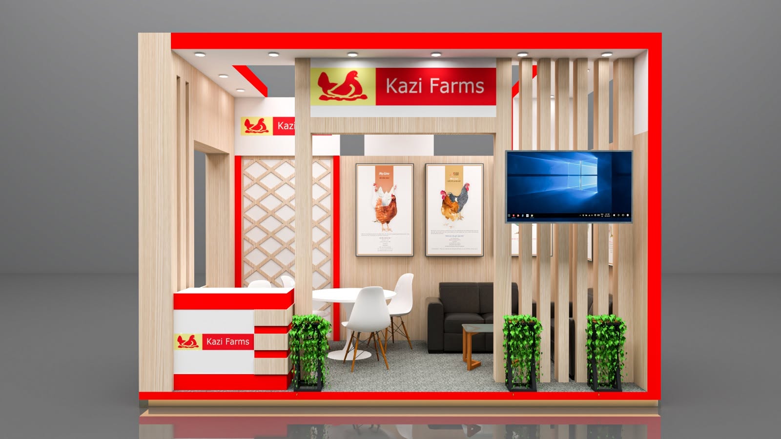 Kazi Farm exhibition stall